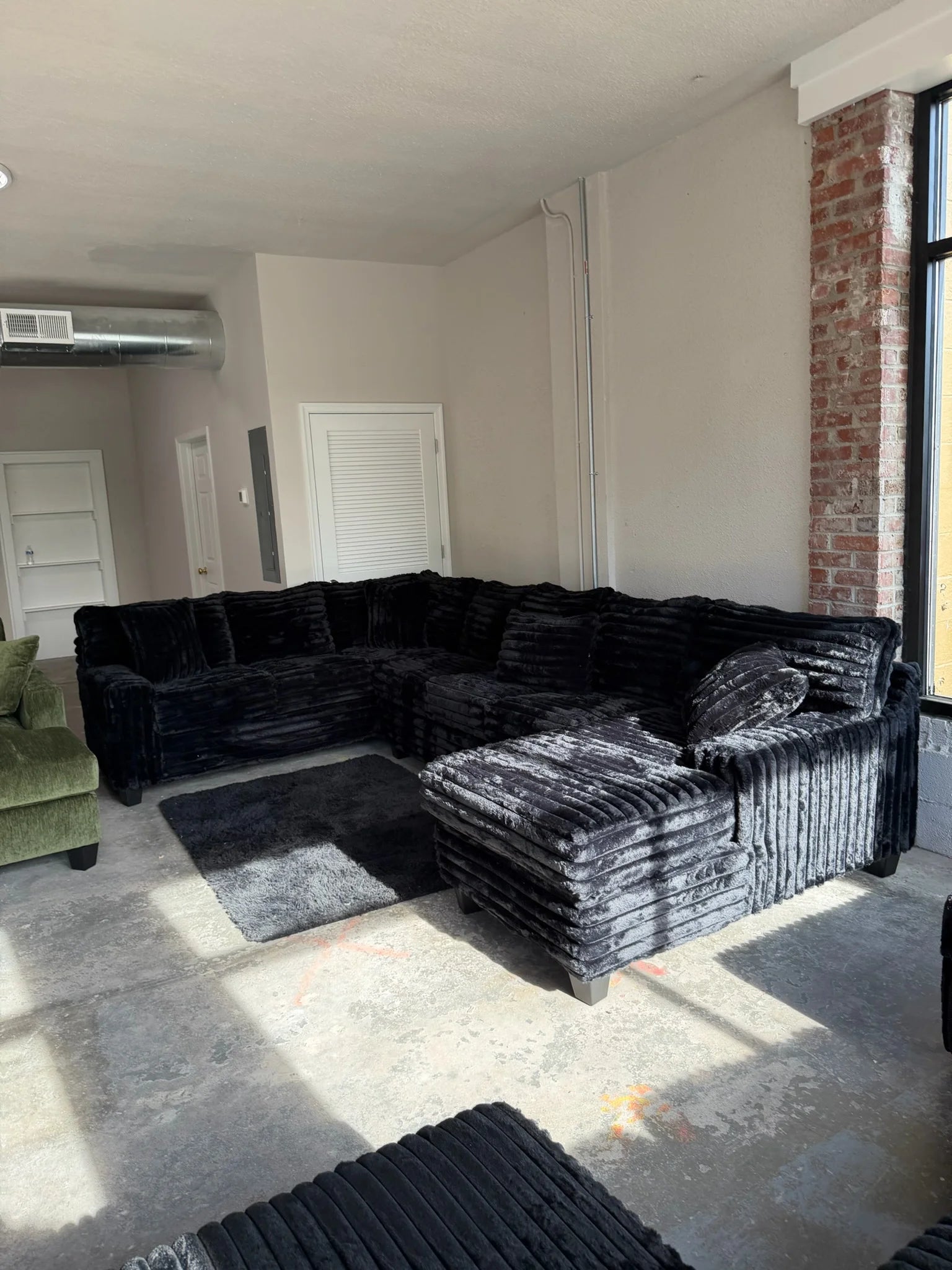 Oversized U-Shape Corduroy Sectional