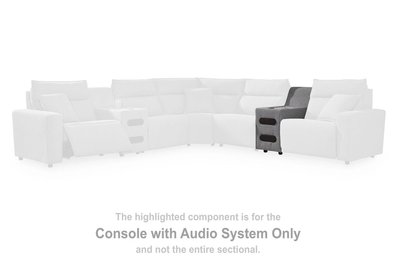 Modmax II Power Reclining Sectional with Audio Console