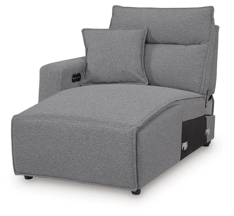 Modmax II Reclining Sectional with Double Chaise and Consoles