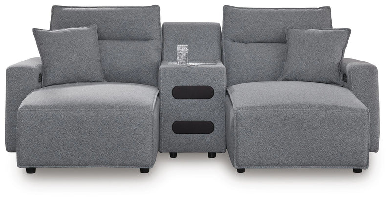 Modmax II Power Reclining Sectional with Chaise and Audio Console