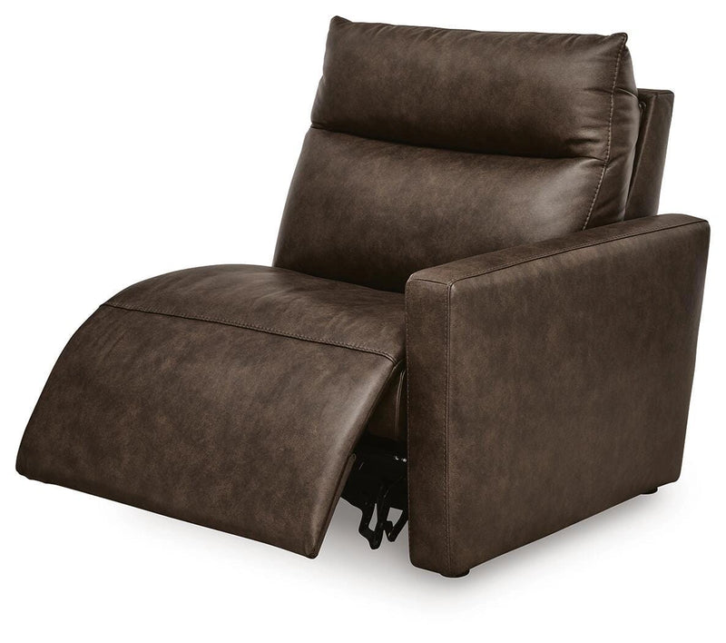 ModZ Power Reclining Sectional Loveseat with Audio Console