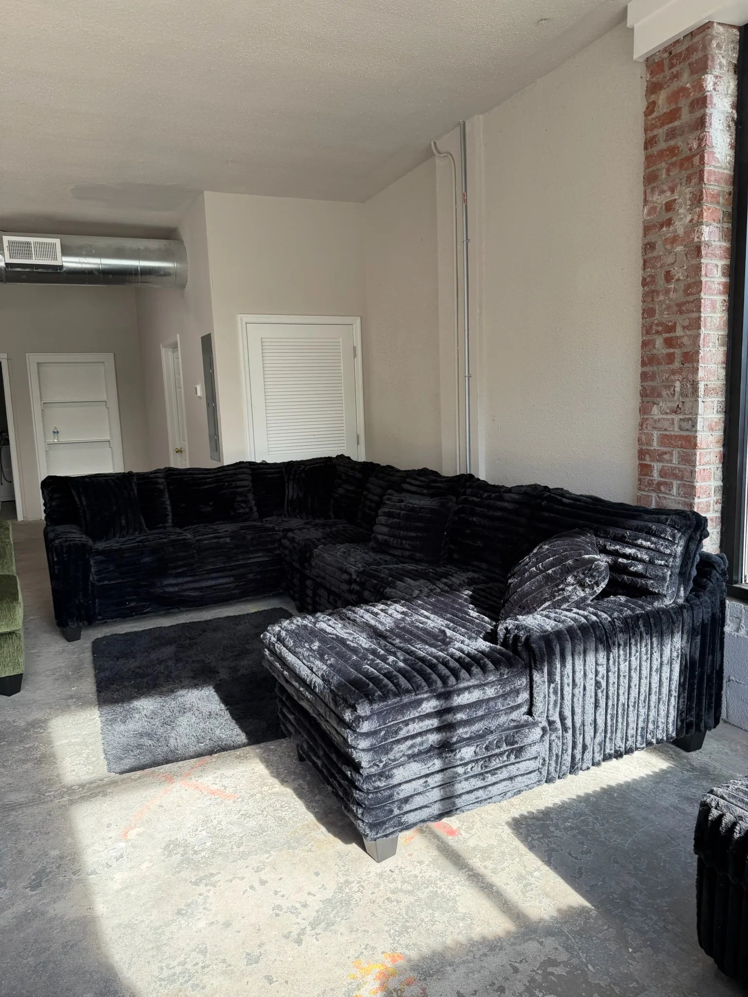 Oversized U-Shape Corduroy Sectional