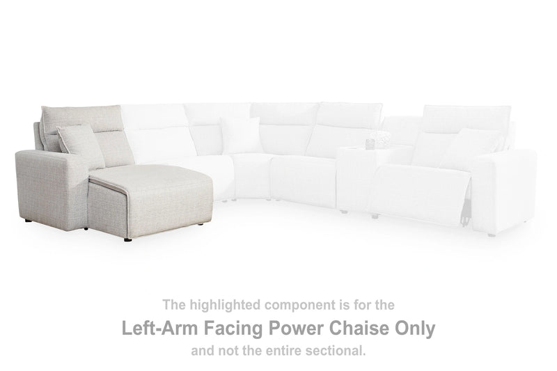 Modmax II Power Reclining Sectional with Chaise and Audio Consoles