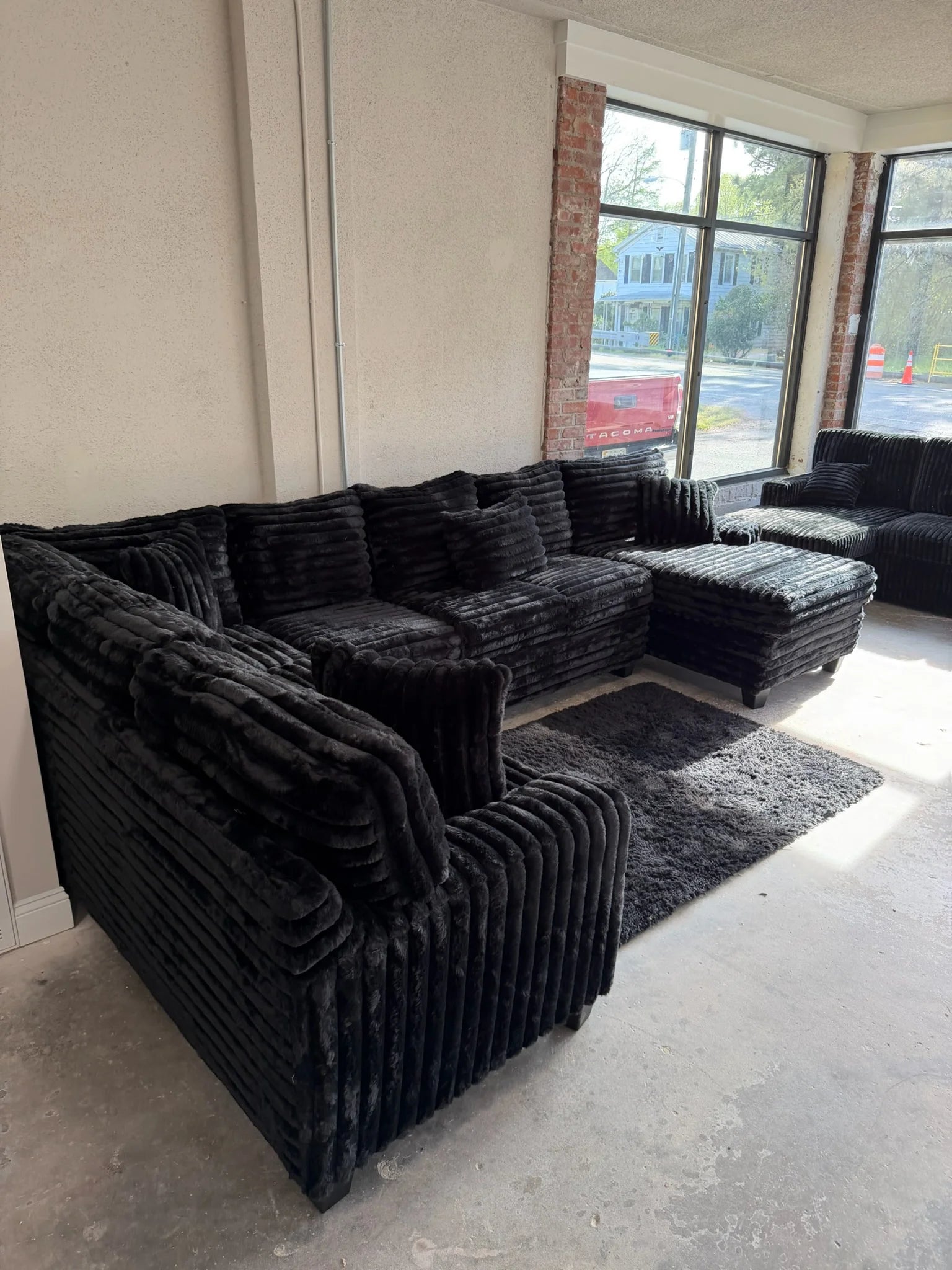 Oversized U-Shape Corduroy Sectional