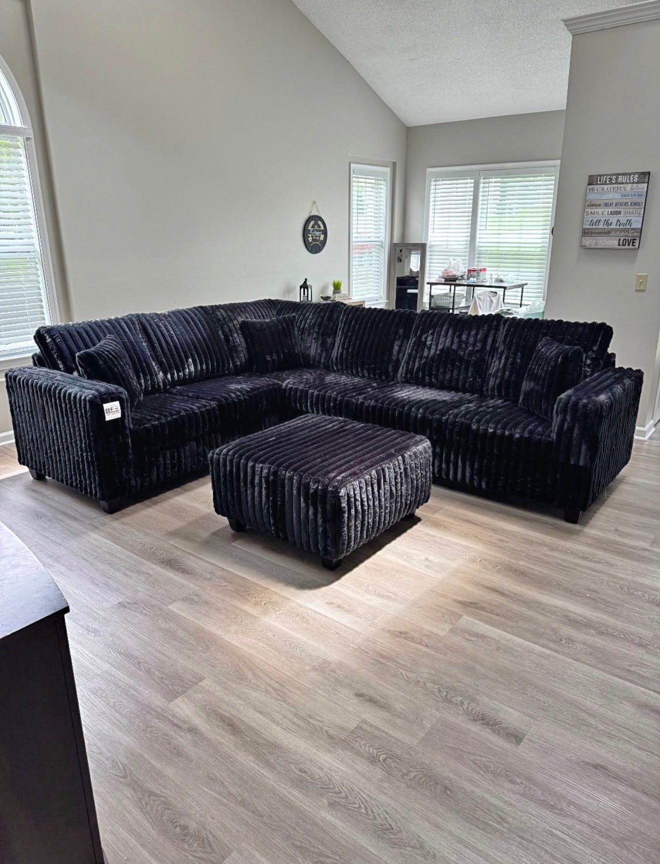 Best Fluffy Corduroy Sectional