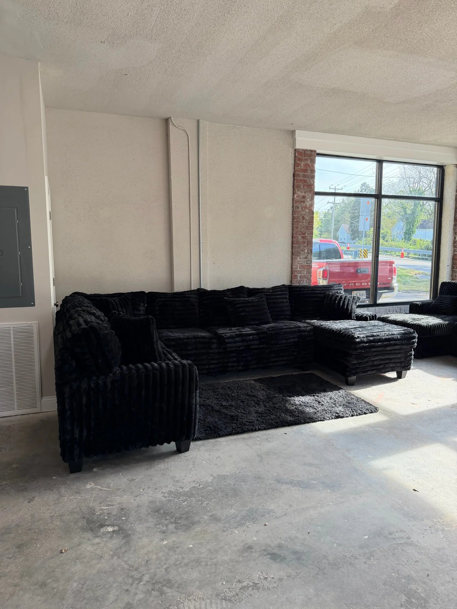 Oversized U-Shape Corduroy Sectional