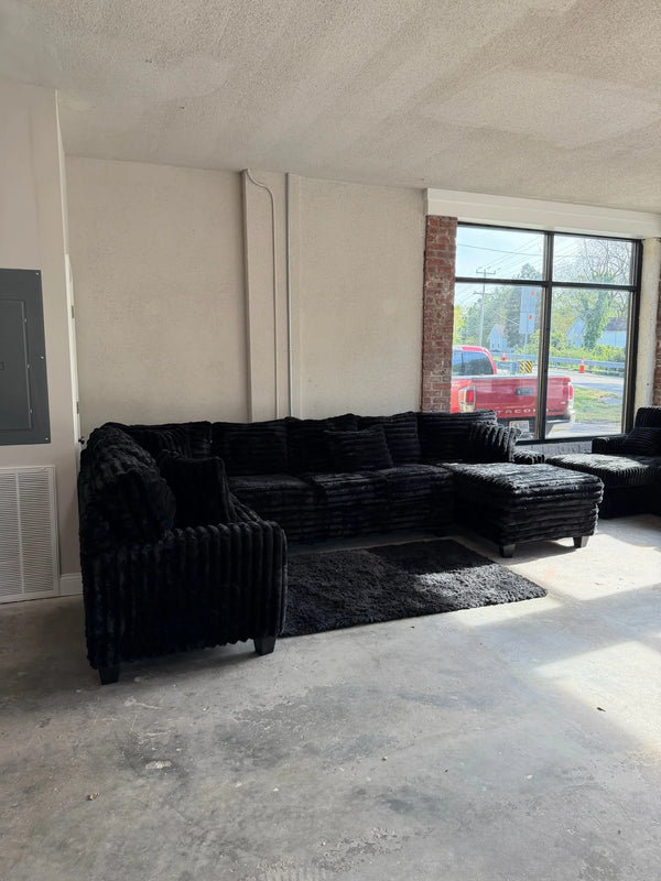 Oversized U-Shape Corduroy Sectional