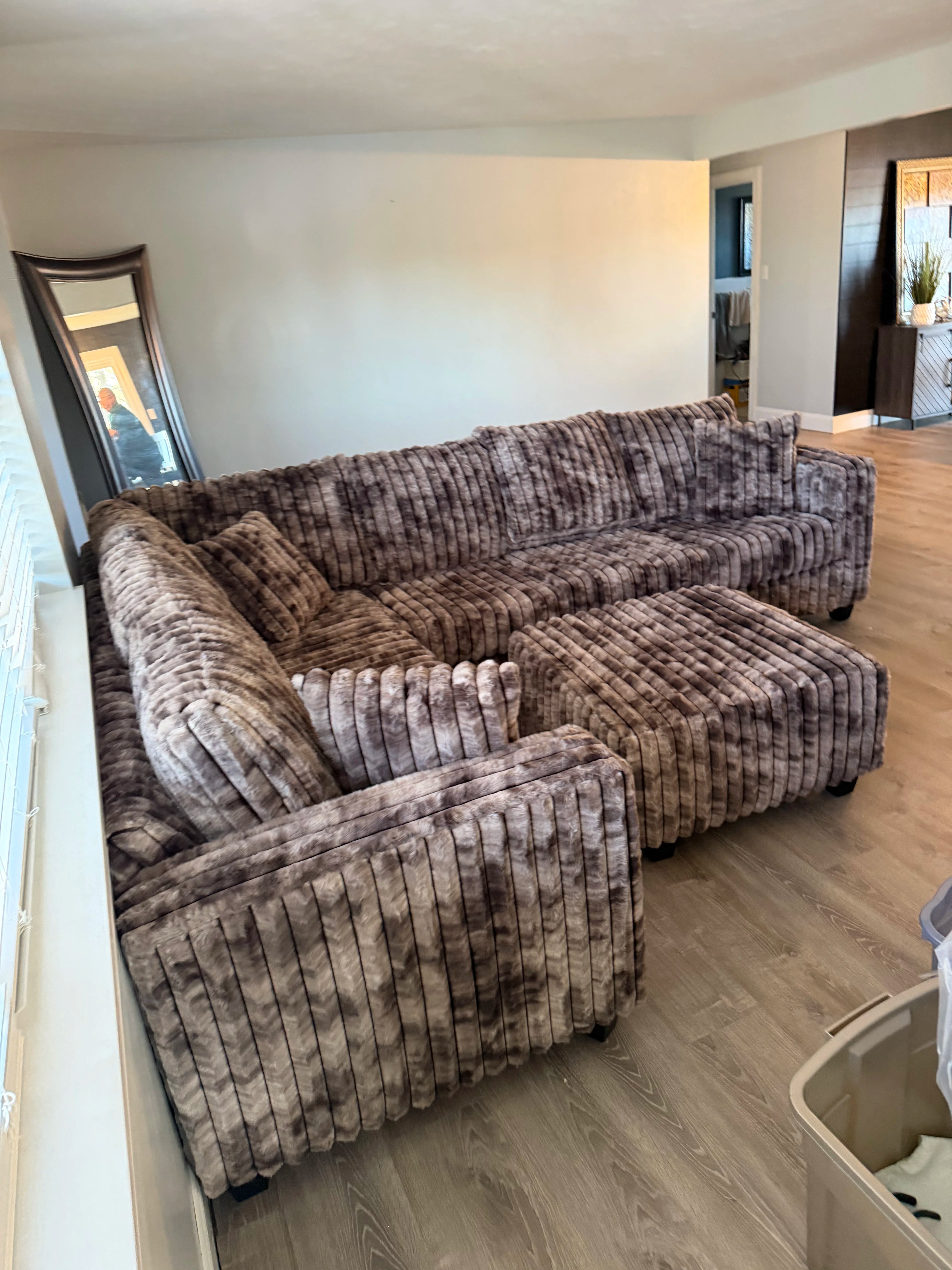 Viral Haven Corduroy Sectional