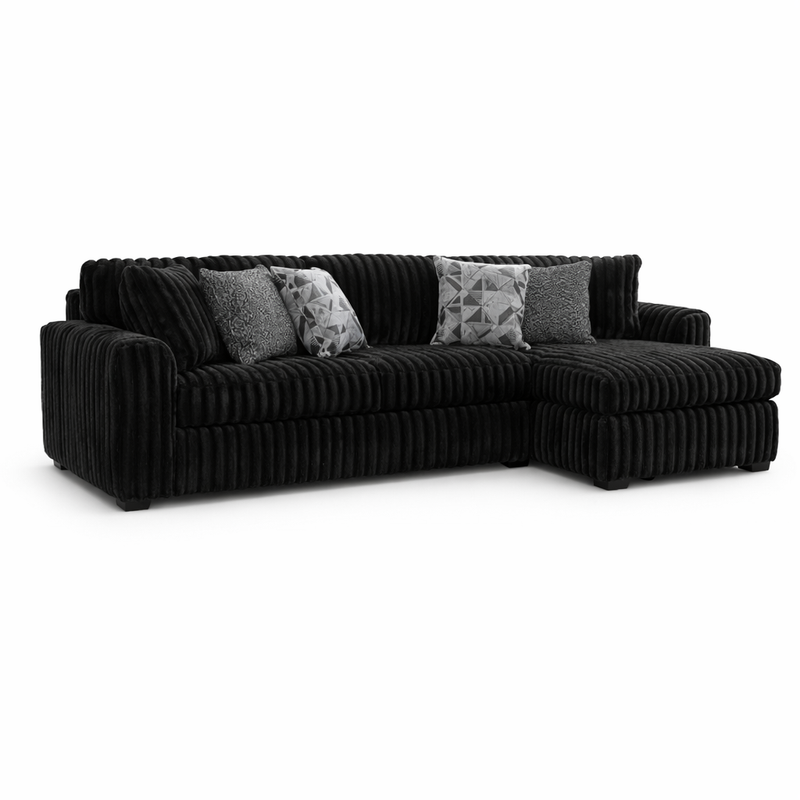 Midnight-Madness 2-Piece Sofa with Chaise