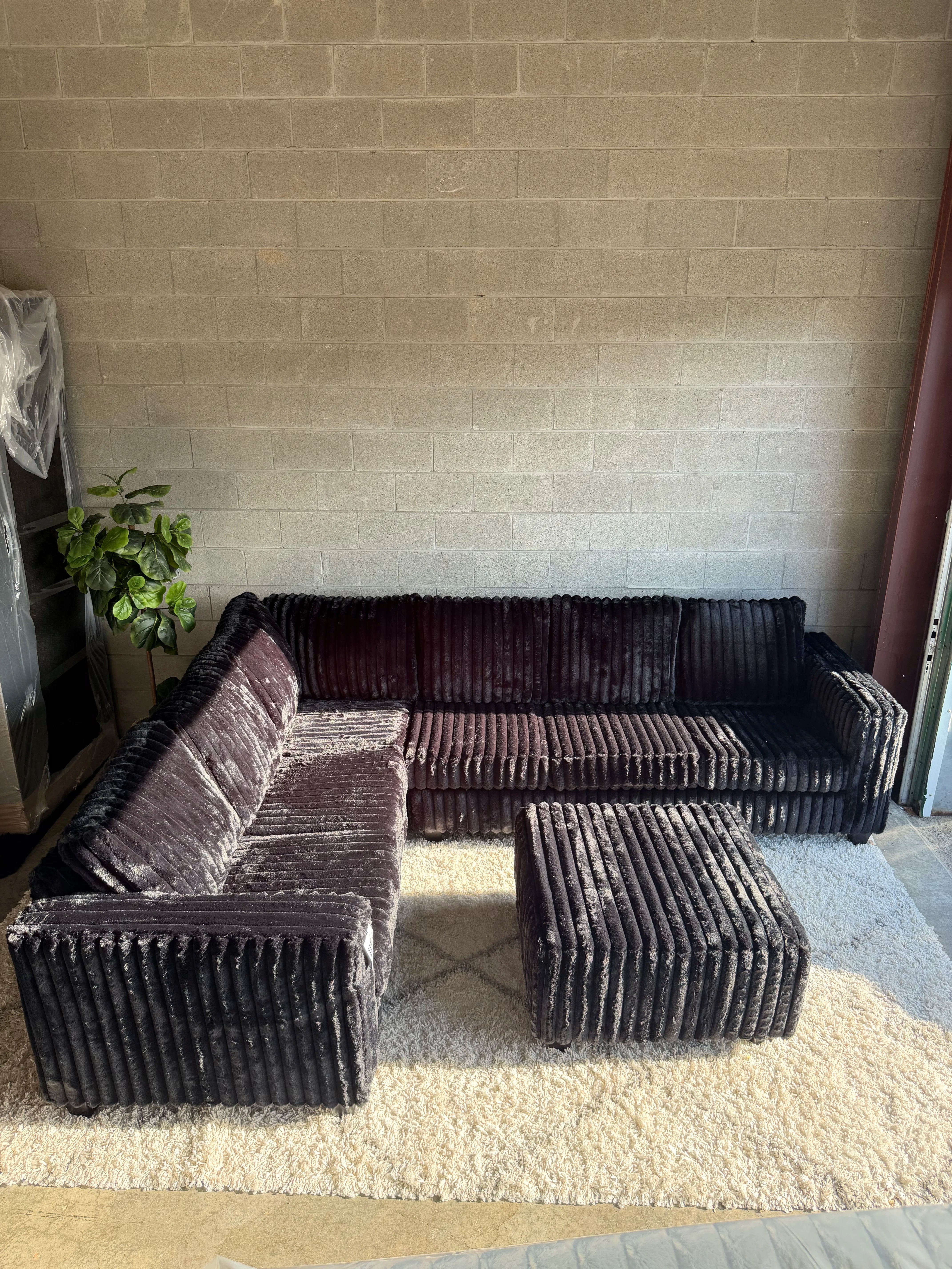 Viral Haven Corduroy Sectional
