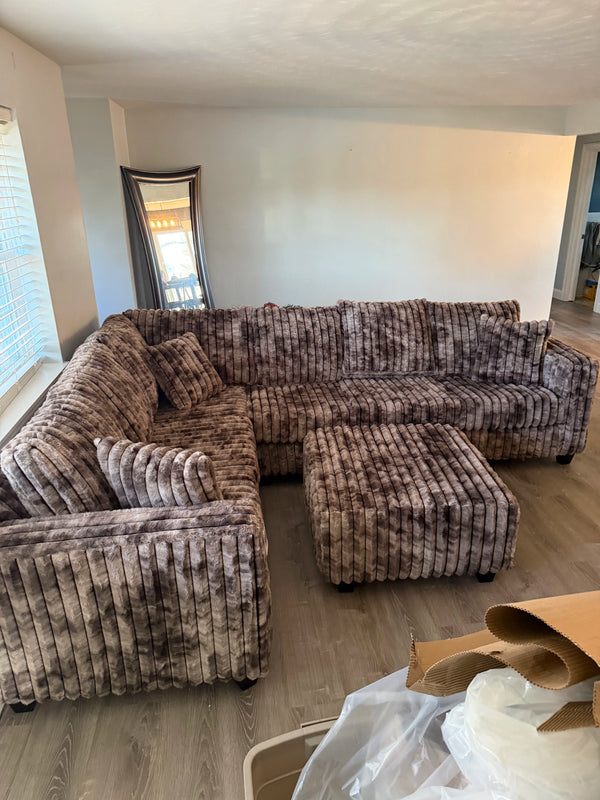 Viral Haven Corduroy Sectional