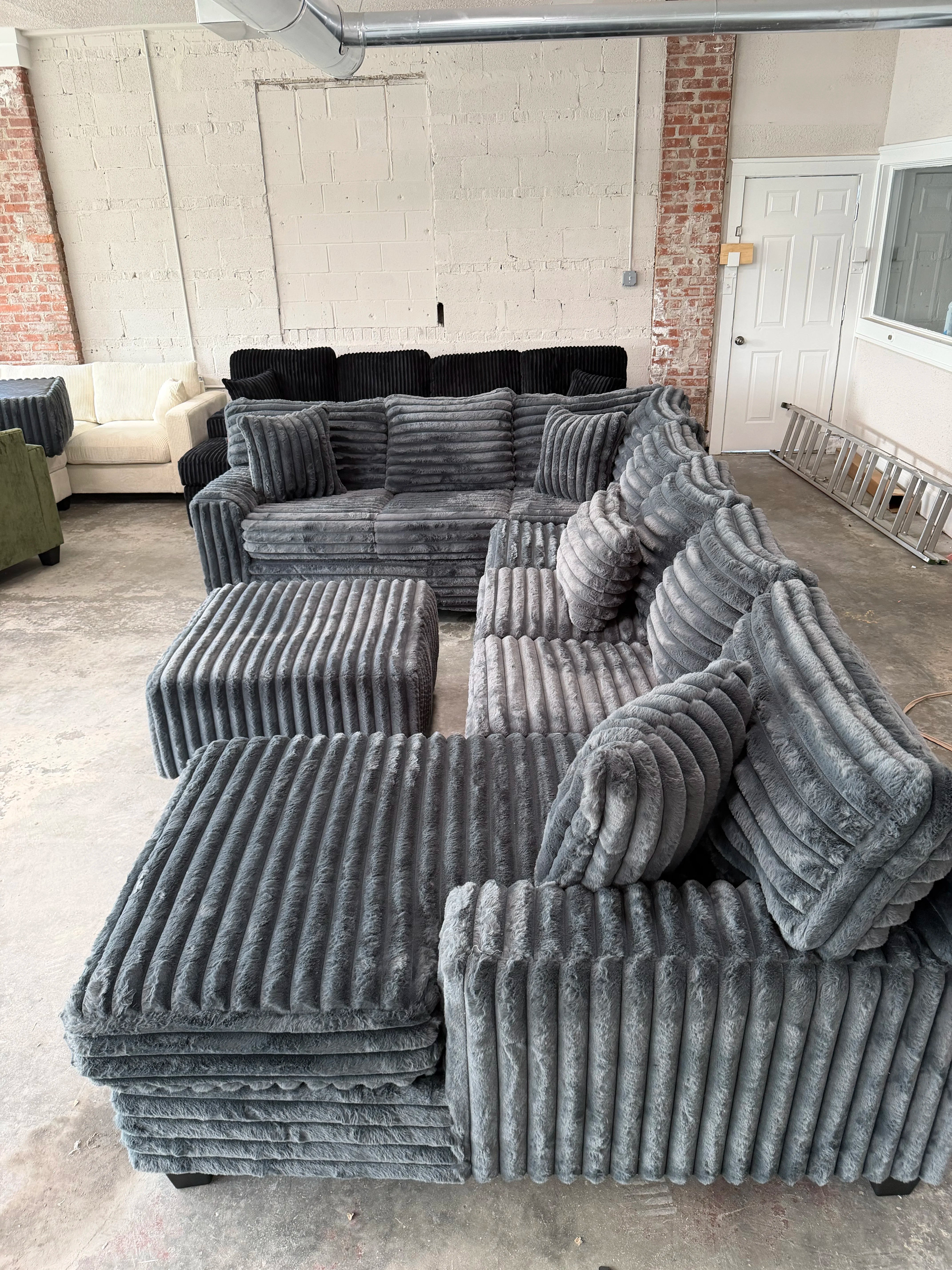 Oversized U-Shape Corduroy Sectional