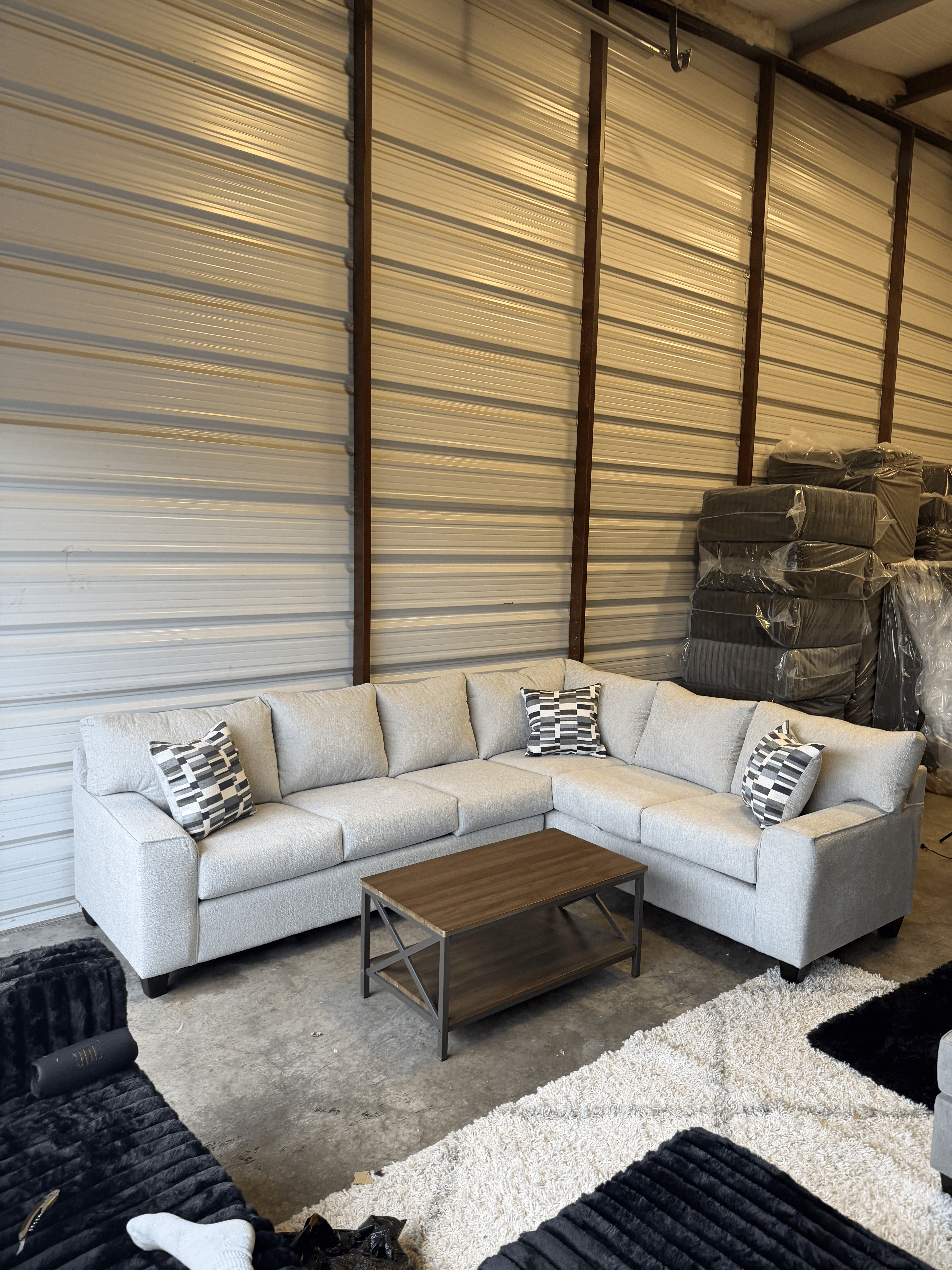 New Gray Sectional Sofa in Virginia 