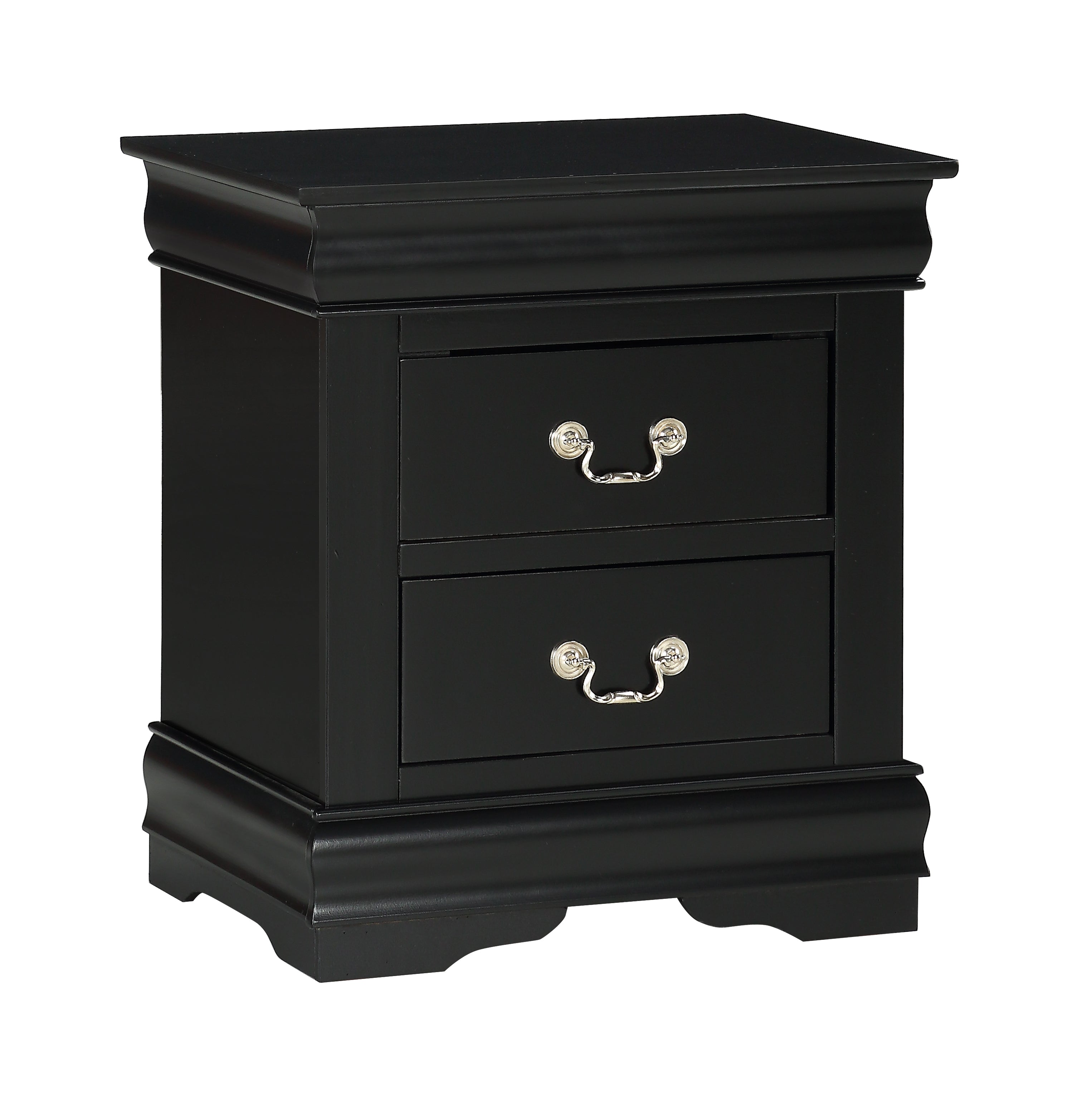 Louis Philip Nightstand Black