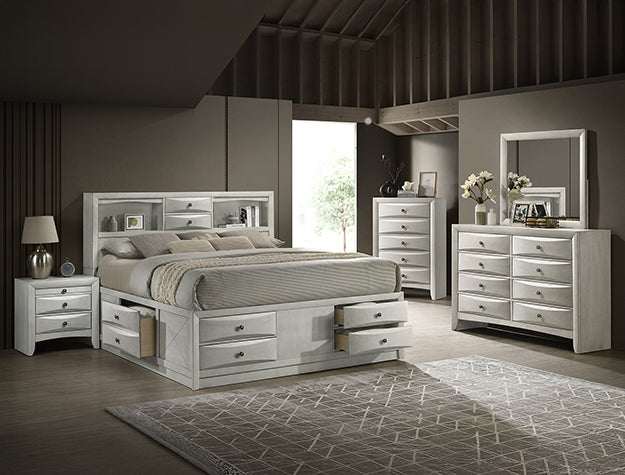 Emily Dresser 8 Drawers White