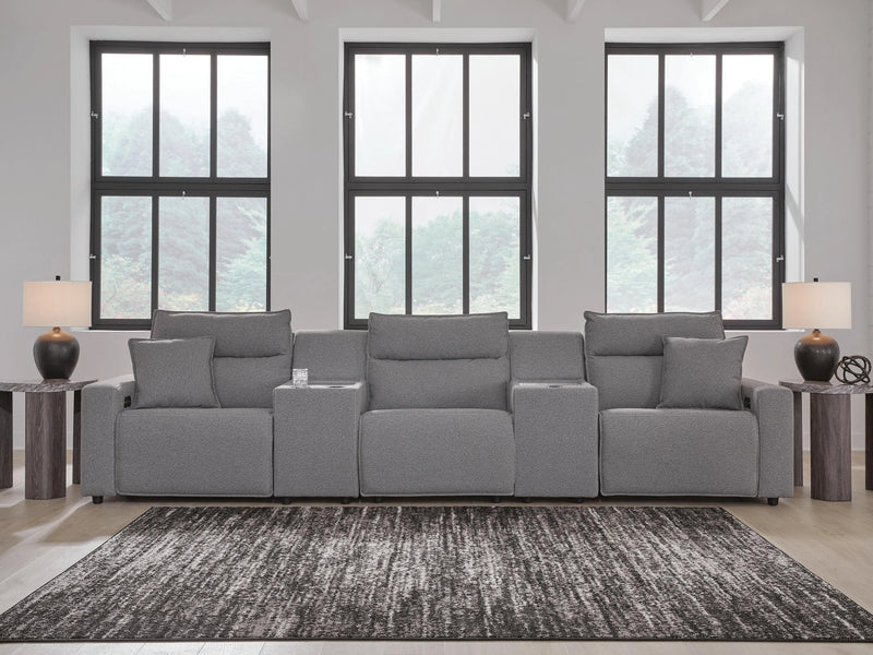 Modmax II Power Reclining Sectional with Consoles