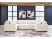 Nuvella 6-Piece Sectional - Beige (Customizable)